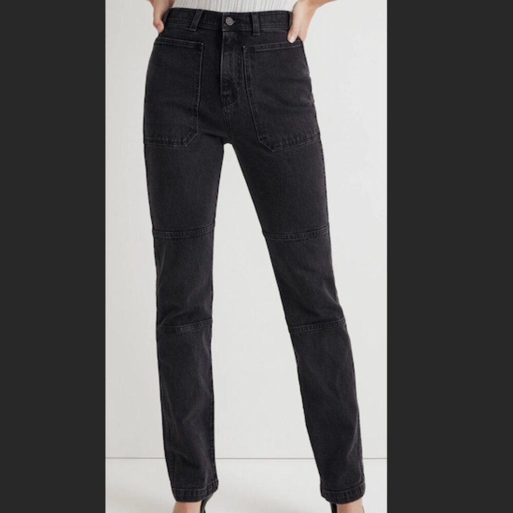 Madewell '90s straight utility jean in camplin